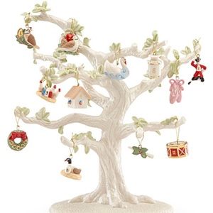 Lenox Twelve Days of Christmas 12-Piece Ornament Set